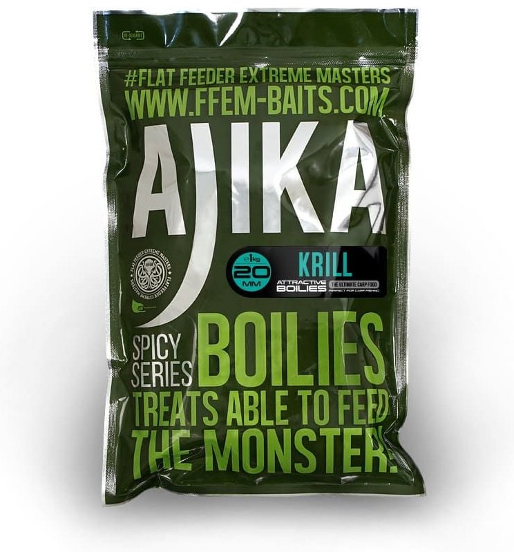 Прикормка FFEM Ajika Boilies Krill ABK-201 криль 1 кг