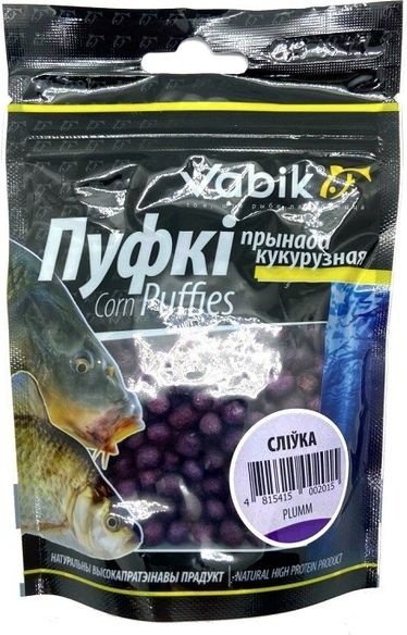 Прикормка Vabik Насадка Corn Puffies9 Слива 0.02 кг