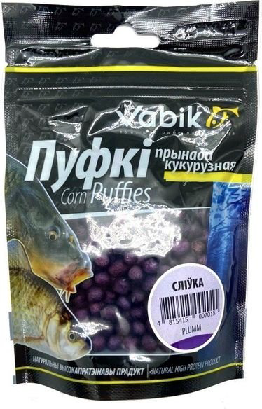 Прикормка Vabik Насадка Corn Puffies9 Слива 0.02 кг