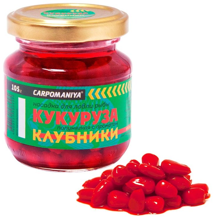 Прикормка КАРПОМАНИЯ 86995 клубника 0.105 кг купить,NaN