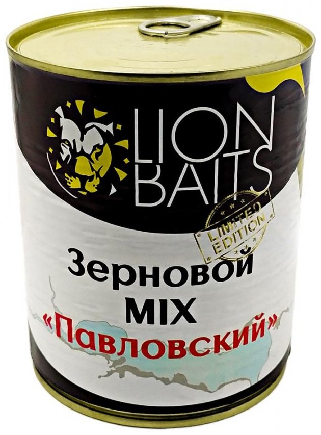 Прикормка Lion Baits Зерновая смесь 900мл "Павловский" LB-00035 Зерновая смесь 0.7 кг