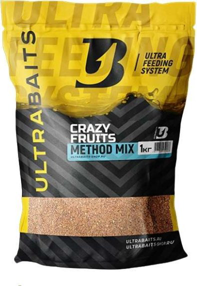 Прикормка ULTRABAITS UB-MM-CF CRAZY FRUITS 1 кг купить,NaN