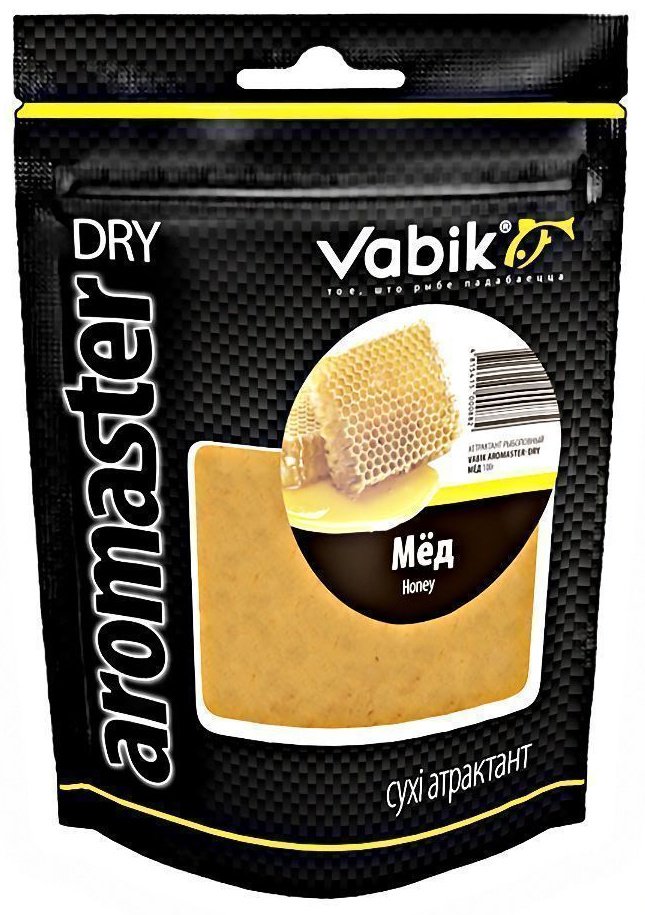 Прикормка Vabik Аттрактант Aromaster-Dry 100гр Мед Мёд 0.1 кг купить,NaN