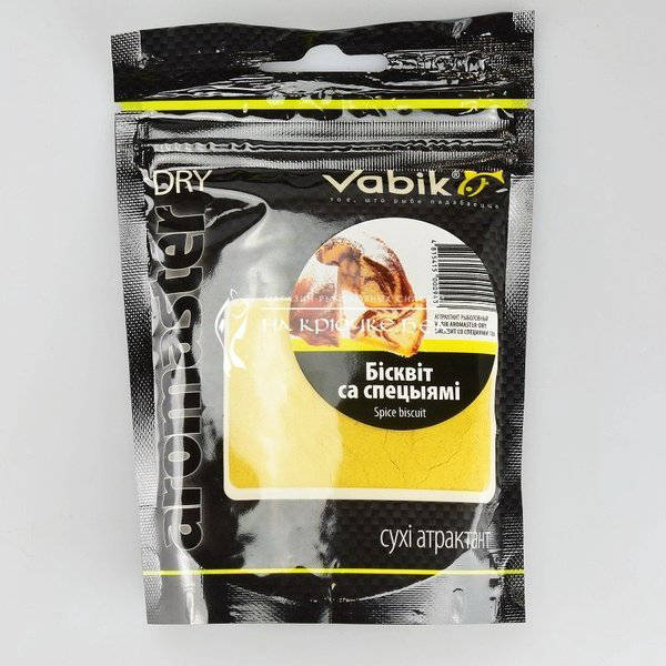 Прикормка Vabik Аттрактант Aromaster-Dry1 Бисквит со специями 0.1 кг купить,NaN