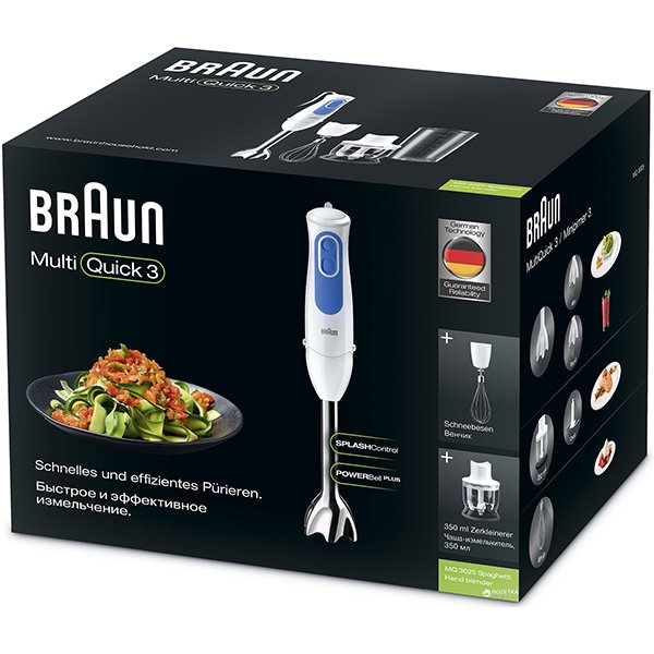 Блендер Braun MQ 3025 WH белый - ForteMarket Блендер Braun MQ 3025 WH белый купить,0