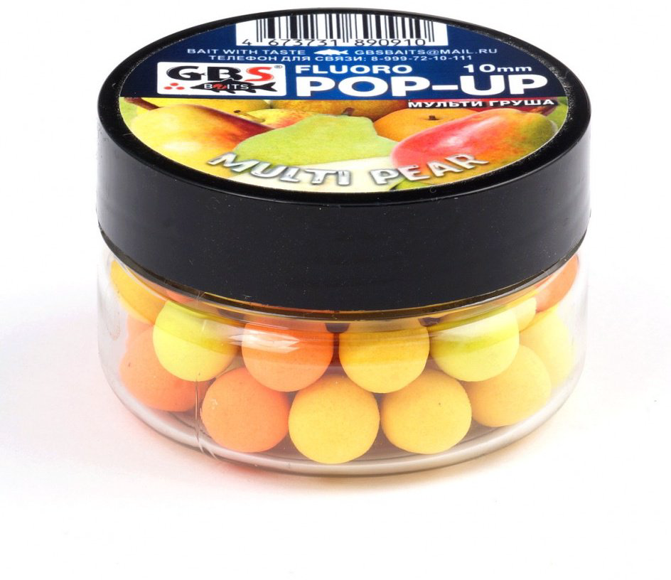 Прикормка GBS Baits GBS-POP-UP-10-0.4-MULP Мульти груша 0.04 кг