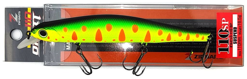 Воблер ZipBaits Orbit 110 SP-SR, 1 шт 110 мм Hot Chart Yamame