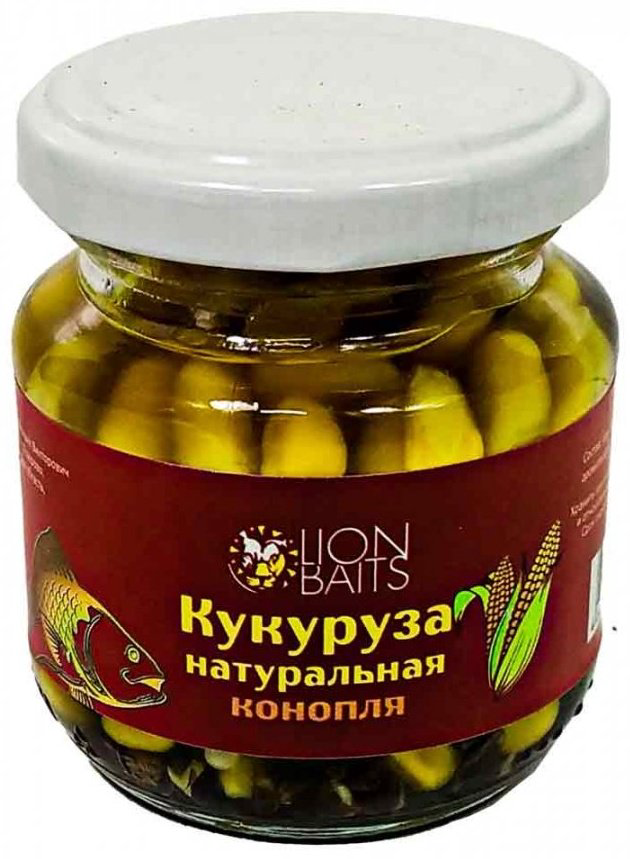Прикормка Lion Baits Кукуруза Конопля LBCS-005 LBCS-005 0.1 кг купить,NaN