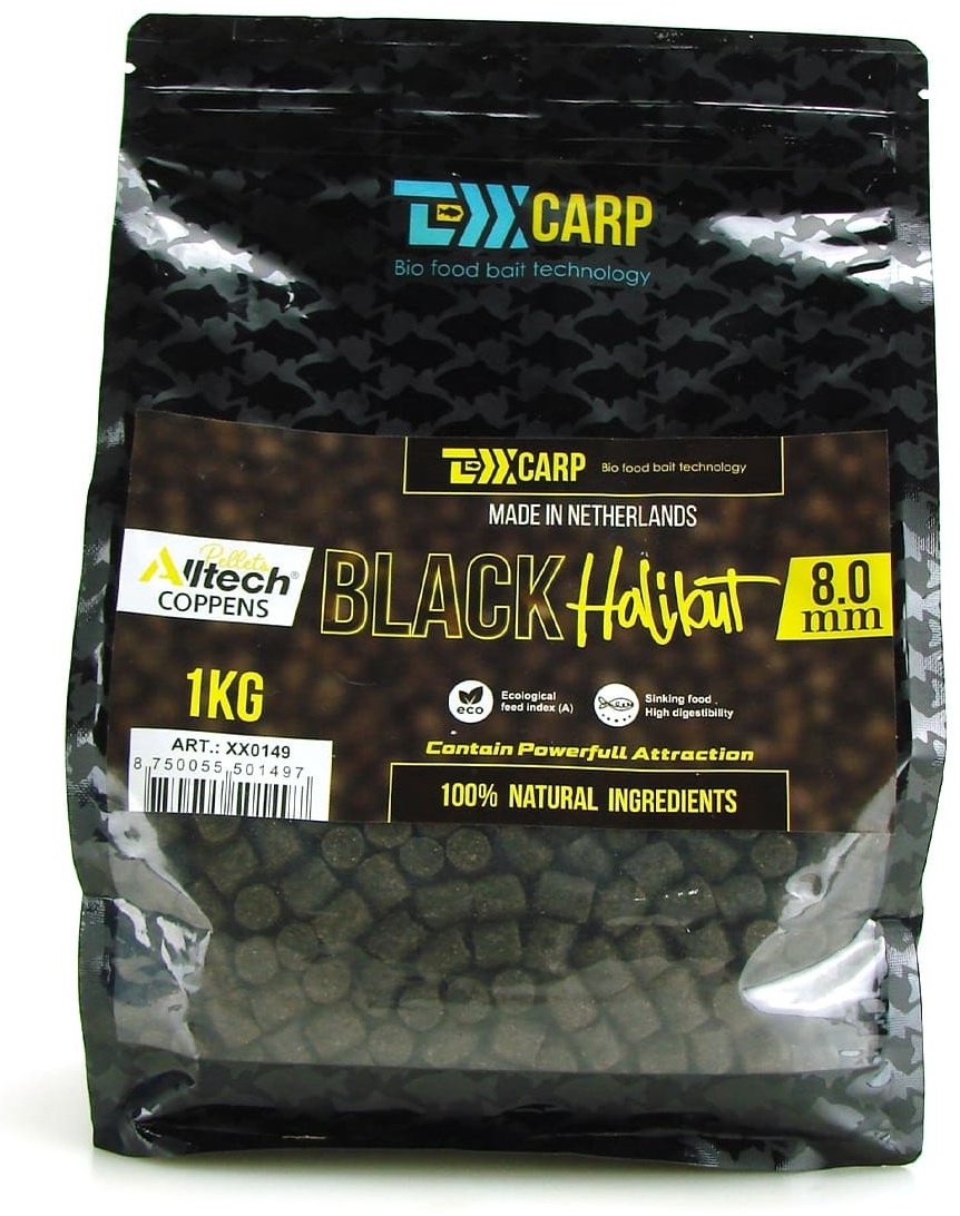 Прикормка TEXX Carp Coppens черный палтус 1 кг купить,NaN