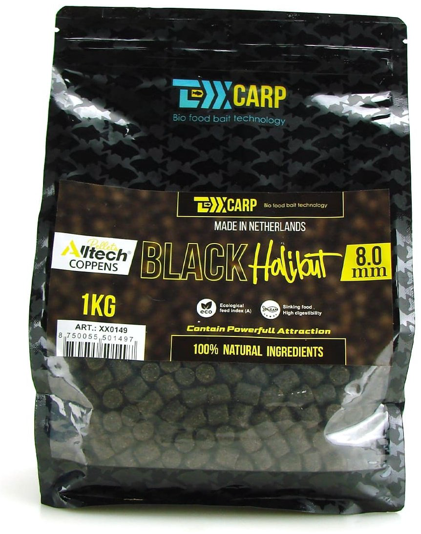Прикормка TEXX Carp Coppens черный палтус 1 кг купить,NaN