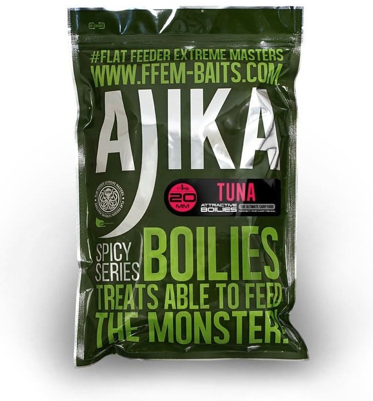 Прикормка FFEM Ajika Boilies 20мм Tuna 1кг ABT-201 Тунец 1 кг купить,NaN
