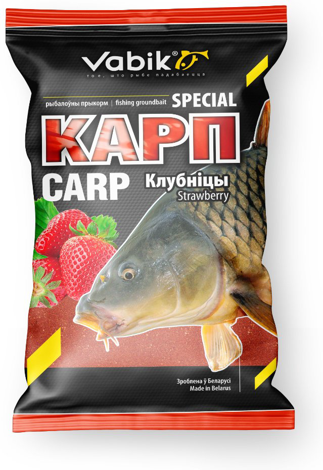 Прикормка Vabik VB-1-SPC-CR-STR Карп клубника 1 кг купить,NaN