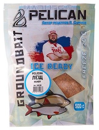 Прикормка Pelican READY Лещ 100100 оригинальный 0.5 кг