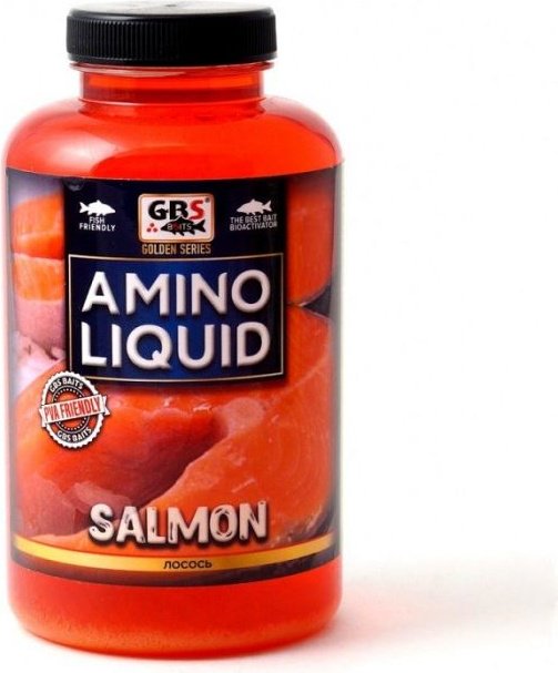 Прикормка GBS Baits Амино ликвид Лосось 0.75 кг купить,NaN