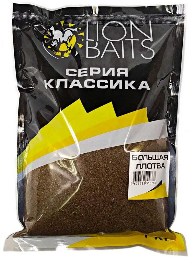 Прикормка Lion Baits Прикормка классика 1кг Большая плотва Большая Плотва 1 кг купить,NaN