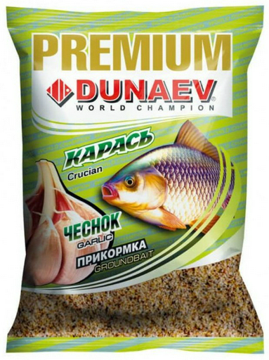 Прикормка Dunaev Прикормка -PREMIUM 1кг Карась Чеснок Чеснок 1 кг