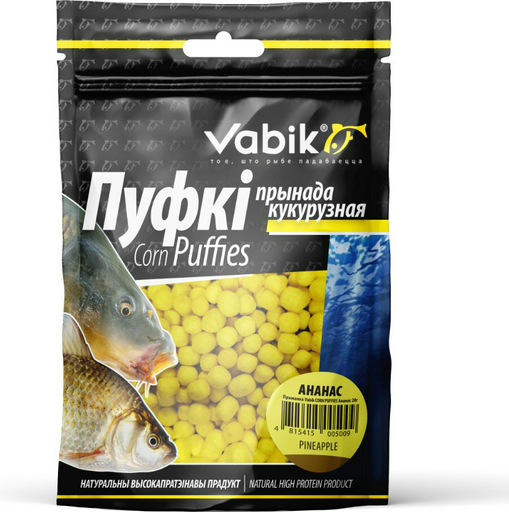 Прикормка Vabik Насадка CornPuffies 5009 Ананас 0.2 кг