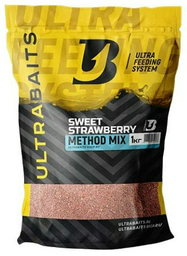 Прикормка ULTRABAITS UB-MM-STR SWEET STRAWBERRY 1 кг