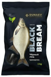 Прикормка Dunaev Прикормка BLACK Series 1кг Bream Чёрный лещ 1 кг