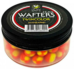Прикормка Lion Baits Бойлы Wafters двухцветные 12мм 40гр LB-004020 Мандарин 0.04 кг