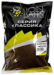 Прикормка Lion Baits Lion Baits карась чеснок 1 кг