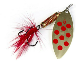 Блесна Lucky John SPIN X LONG 05 12,0г GR LJSL05-GR 1 шт  GR