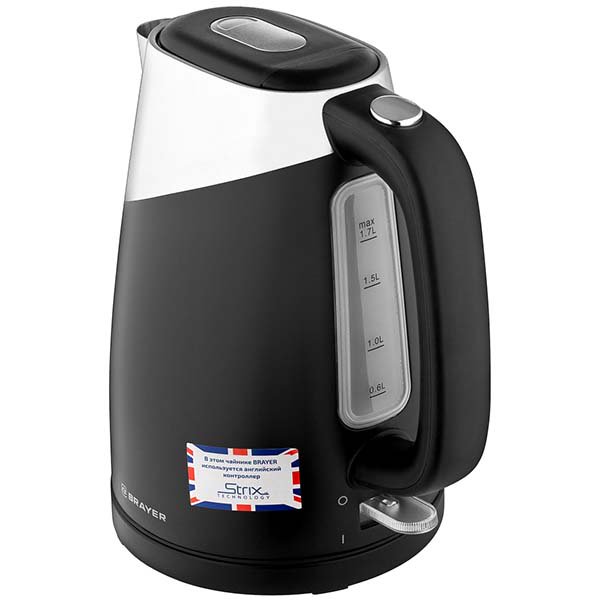 Электрочайник Brayer BR1023BK 1.7л черный купить,16990