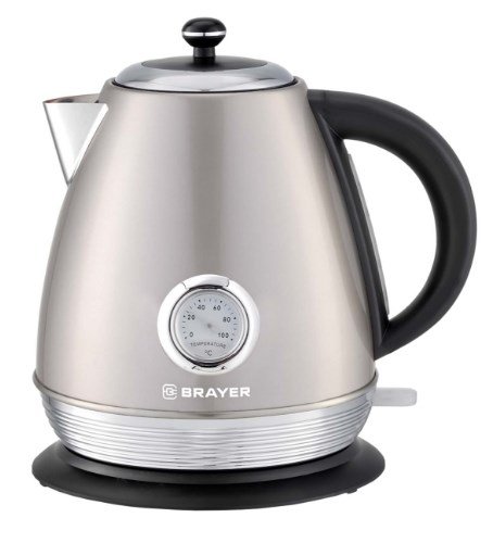 Электрочайник Brayer BR1007 1,7л серебристый