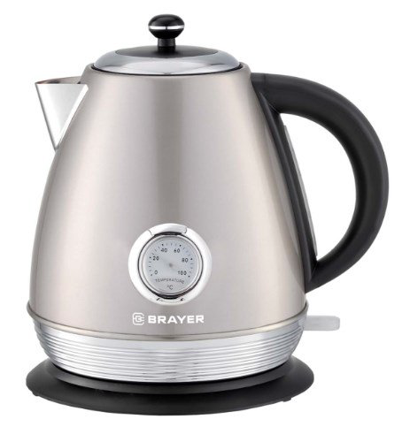 Электрочайник Brayer BR1007 1,7л серебристый купить,22990