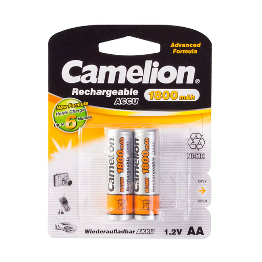 Аккумулятор Camelion NH-AA1800BP2 Rechargeable Ni-MH 