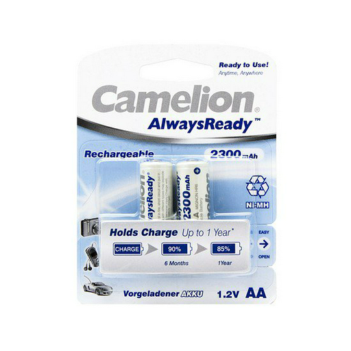 Аккумулятор Camelion AlwaysReady Rechargeable Ni-MH NH-AA2300ARBP2
