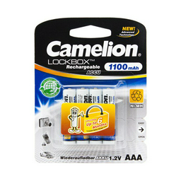 Батарейки Camelion Lockbox Rechargeable NH-AAA1100LBP4 4шт
