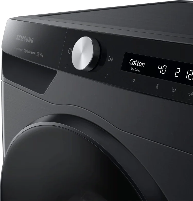 Машина стиральная Samsung WW 80AK6L28BBLT KZ 60х45х85см черный