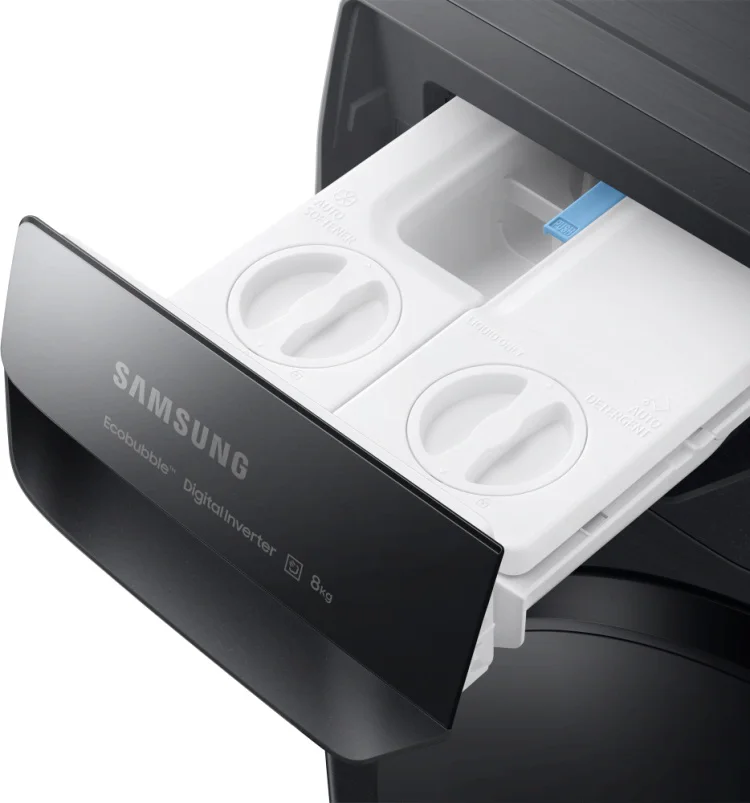 Машина стиральная Samsung WW 80AK6L28BBLT KZ 60х45х85см черный купить,309990