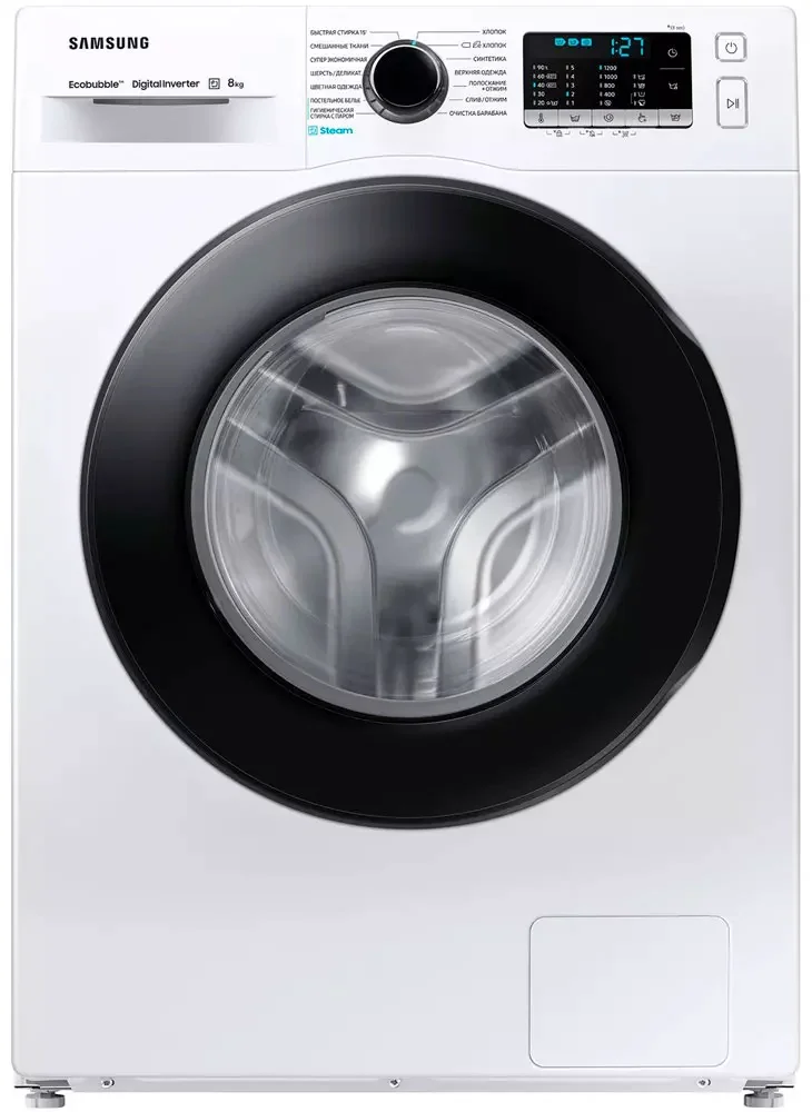 Стиральная машина Samsung WW 80AKAS26AELT KZ 60х45х85см белый