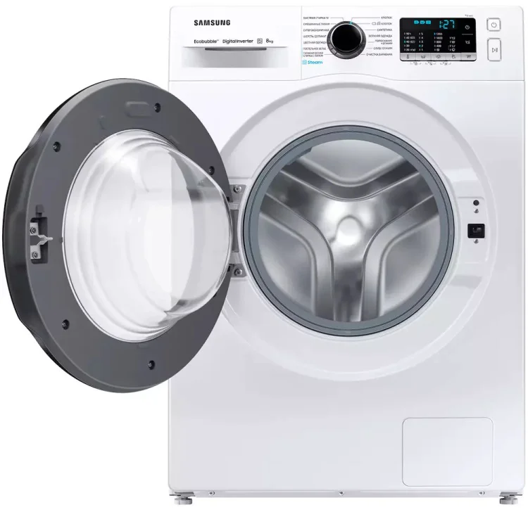 Стиральная машина Samsung WW 80AKAS26AELT KZ 60х45х85см белый