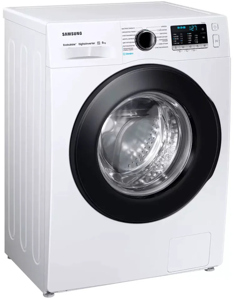 Стиральная машина Samsung WW 80AKAS26AELT KZ 60х45х85см белый
