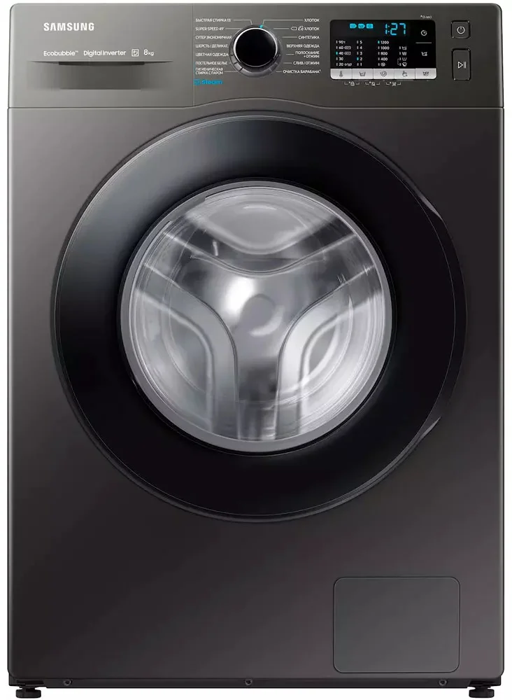 Стиральная машина Samsung WW 80AKAS26AXLT KZ 60х45х85см черный купить,254990