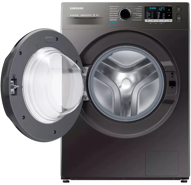 Стиральная машина Samsung WW 80AKAS26AXLT KZ 60х45х85см черный
