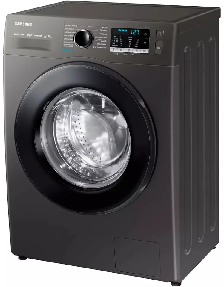 Стиральная машина Samsung WW 80AKAS26AXLT KZ 60х45х85см черный