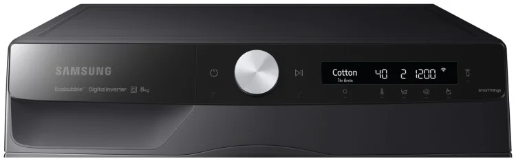 Стиральная машина Samsung WW 80AK6S28AXLT KZ 60х45х85см черный купить,269990