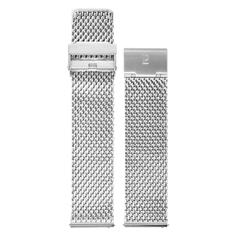 Браслет для Pierre Lannier 22мм BRA021A2211 серебристый