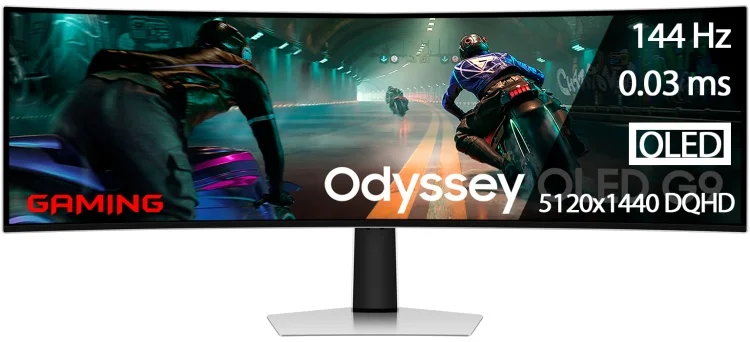 Монитор Samsung Odyssey OLED G9 LS49DG910SIXCI 49" Silver