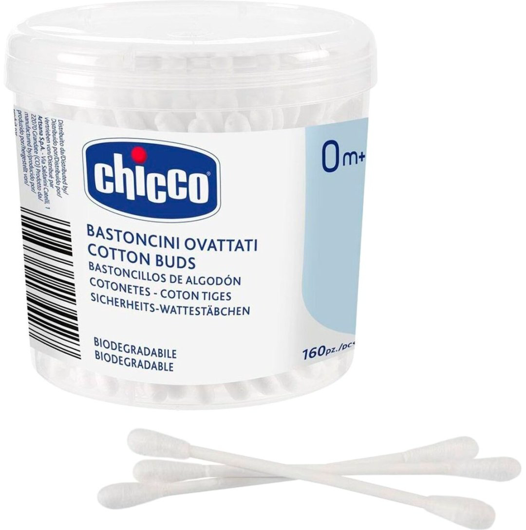 Chicco ватные палочки 0+ 160 шт купить,NaN