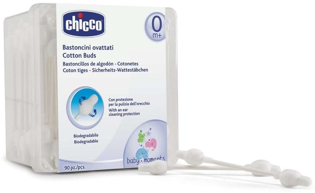 Chicco ватные палочки 0+ 90 шт купить,NaN