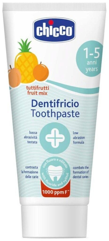 Chicco зубная паста DentifricioToothpastre тутти фрути 50 мл купить,NaN