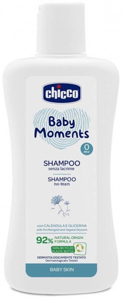 Chicco Baby moments Calendula гель-шампунь 200 мл купить,NaN