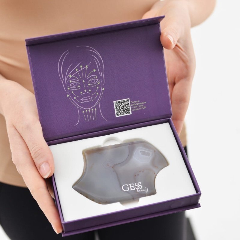 GESS скребок гуаша камень 6,5х9,5х0,3 купить,0