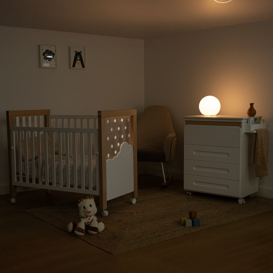 Манеж-кровать Micuna Dolce Magic 107x66x125см белый купить,NaN