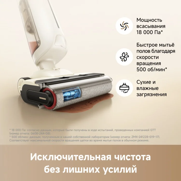 Пылесос вертикальный Trouver Wet and Dry Vacuum K20 Max белый купить,102990